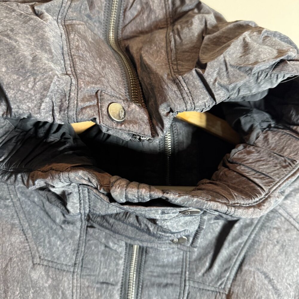 Free People FP Movement Tricked Out Trek Puffer Jacket Women's Large Black NWT - Picture 9 of 16